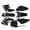 Black, variant on Applies to CRF 70 Plastic covers Fairing Kits CRF70 dirt Pit Bike Procket Bike Xmotos Baja DR50 49 50cc 70 90 110  Kayo HK 160