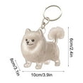 thumbnail image 3 of Customizable Memorial Dog Keychain, Personalized Pet ID Tag Holder for Keys, Loss Prevention Gift for Dog Lovers and Pet Owners Collectors, 3 of 3