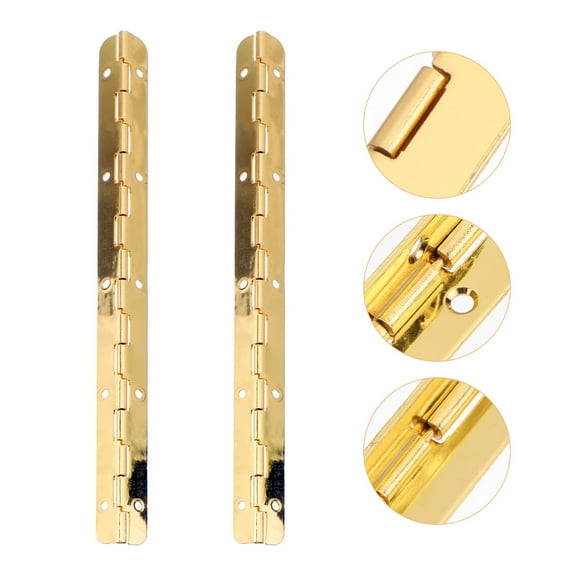 SEWOART Golden Zinc Alloy Cabinet Hinges Durable and Easy to Install 2Pcs