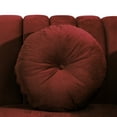 thumbnail image 5 of Aukfa Sofa Chair, Flannel Accent Chair with Pillow for Living Room, Red, 5 of 9