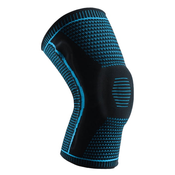Knee Brace for Knee Support with Pad Side Stabilizers Compression Sleeve High Elastic Breathable Fabric Anti Slip Gel Strips for Meniscus Tear Joint Runner Sports Recovery Workout