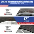 thumbnail image 6 of 4Pcs Set 17" Steel Wheel Hubcaps for 2019-2025 Toyota RAV4,Wheel Rim Cover,Snap on Car,ABS+PC,Black Matte, 6 of 8