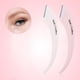 thumbnail image 5 of 2 Cuchillas De Afeitar Para Cejas De Acero Inoxidable Con Cubierta Para Hombres Y Mujeres Rosa, 5 of 8
