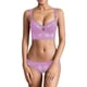 thumbnail image 2 of Gibobby Conjuntos de bragas de encaje Sujetador push-up de encaje sexy, ropa interior para mujer, conjunto de sujetador y sujetador para niñas(Morado, 70A), 2 of 3