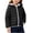 Black, variant on Jalioing Toddler Kids Puffer Jacket Winter Thermal Quilted Jacket Lightweight Zipper Up Hooded Puffy Coat 1-8 Years