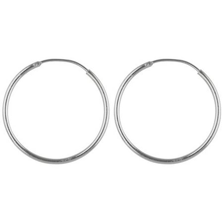 Sterling Silver High Polish Endless Hoop Earrings Sterling Silver High Polish Endless Hoop Earrings