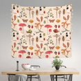 thumbnail image 2 of Yiaed Retro Autum Mushrooms Print Tapestry for Bedroom,Tapestry Wall Tapestries, Tapestry Aesthetic for Living Room Dorm Room 51" X 60", 2 of 6