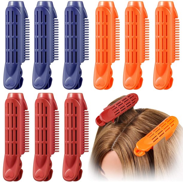 9 piezas de pinzas para el cabello esponjosas, herramienta para peinar rizos, rizador de raíces, pinza para dar volumen al cabello, pinza para peinar el cabello esponjosa, herramienta de
