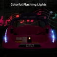 thumbnail image 2 of OLAKIDS Bumper Car for Toddlers, 12V Kids Electric Ride on Toy with Remote Control, Battery Powered Vehicle Racer for Baby, 360 Degree Spin Rotation, Colorful Flashing LED Lights, Music, 2 of 9