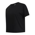 thumbnail image 3 of Skinni Fit - Camiseta estilo cropped para mujer (Negro), 3 of 4
