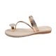thumbnail image 2 of Zapatos de verano con punta de clip para mujer Sandalias de playa informales con diamantes de imitación Wmkox8yii  ytu5761, 2 of 6
