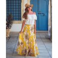thumbnail image 4 of Femmes Imprimé Floral Longue Robe d'Été Robes de Style de Vacances Robe de Soleil, 4 of 5