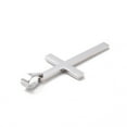 thumbnail image 2 of 304 Stainless Steel Pendants Cross Stainless Steel Color, 2 of 2