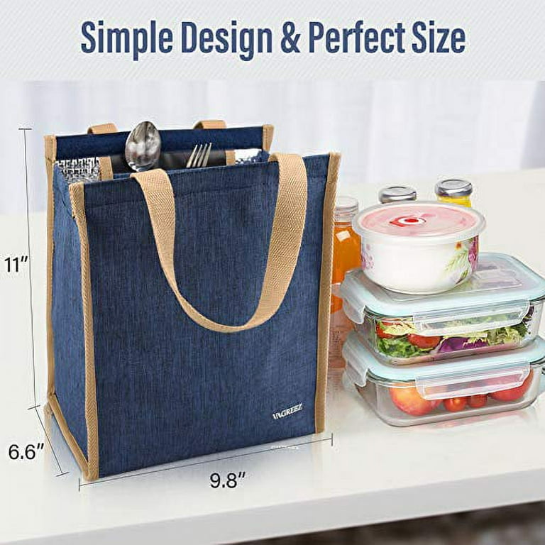 Lunch Bag, VAGREEZ Insulated Lunch Bag Large Waterproof Adult