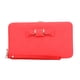 thumbnail image 1 of Hukapapa Monedero para Mujer Estuche para lápices Largo con Lazo Monedero para Mujer Bolsa para teléfono móvilRojo, 1 of 5