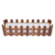 Outdoor Wooden Rectangle Herb Container - Trough Box Plant Bed Wood ...