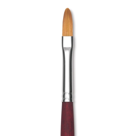 Princeton Velvetouch Series 3900 Synthetic Brush - Filbert, Long Handle, Size 6