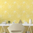 thumbnail image 3 of Ambesonne Summer Peel & Stick Wallpaper for Home, Romantic Blooming Branches, 13"x36", Pastel Yellow White, 3 of 6