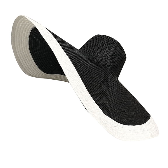 CONZONE Womens Sun Straw Hat Wide Brim Beach Hats For Women