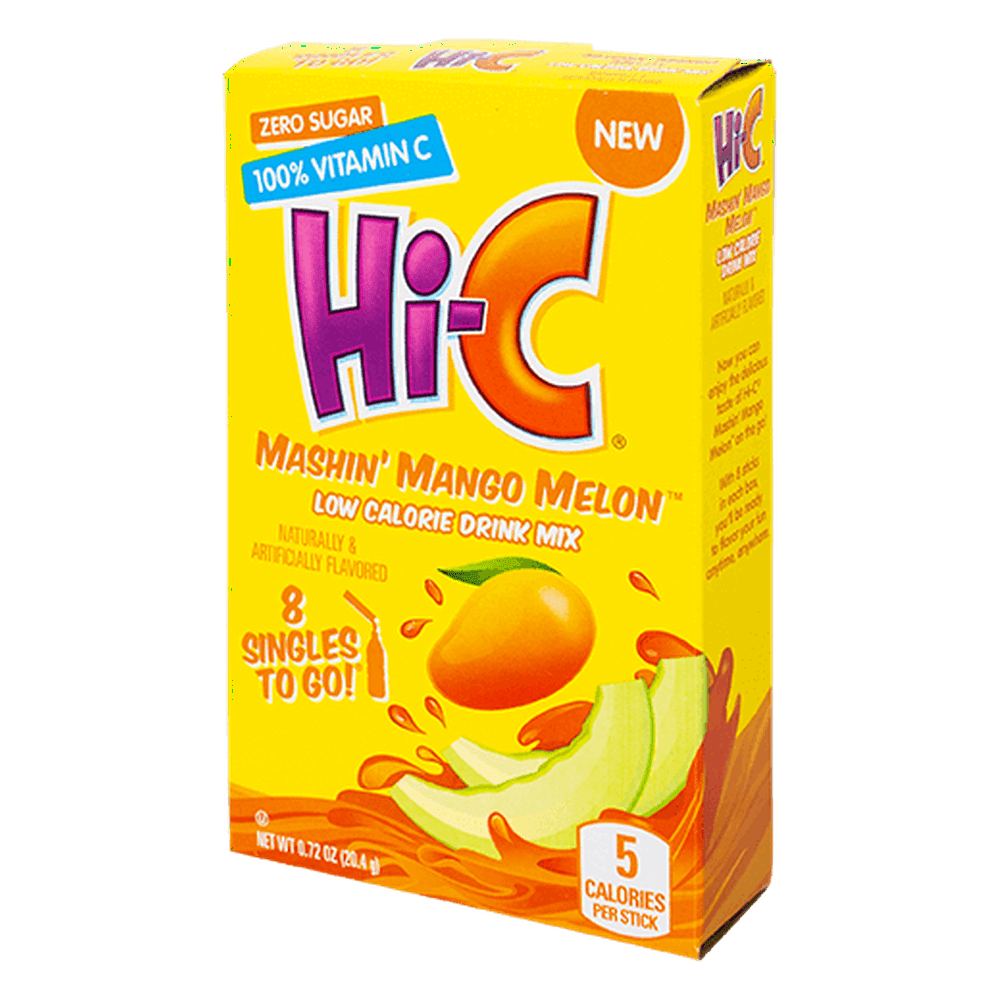 Hi-C Sugar Free Drink Mix 8 CT, Pack -1 - Walmart.com - Walmart.com