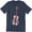 Navy Heather, variant on UK Patriotic Acoustic Guitar Flag - Musician Festival Men's T-Shirt