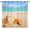 Multi 9, variant on Tropical Curtains, Forest Woodland Nature Green Plant Palm Trees Landscape Pattern Waterproof Grommet Window Drapes for Bedroom Living Room Bathroom Laundry Room Closet 2 Panels W42 x L63