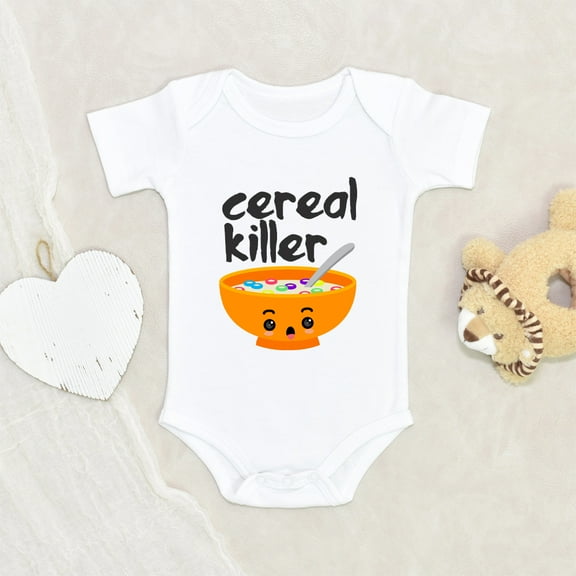 Cereals Killer Baby Clothes - Funny Baby Clothes - Cute Baby Clothes - Cute Baby Clothes - Baby Clothes