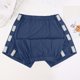 thumbnail image 5 of Pantalones de Cintura Elástica para Hombre Color Sólido Pantalones Casuales Cintura Elástica Totalmente Abierta para Ponerse Y Despegarse, 5 of 7