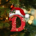 thumbnail image 3 of CuiLiyq 26 Letter Christmas Tree Hanging Pendant, Initial Christmas Ornaments, Christmas Letters Ornaments A to Z Ornament Letters Decorative, 3 of 5