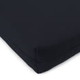 thumbnail image 2 of Jordan Manufacturing 17" x 19" Navy Solid Rectangular Outdoor Chair Pad Seat Cushion with Ties, 2 of 10