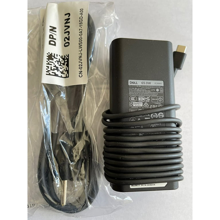 Dell Laptop Charger 65W Watt USB Type C AC Power Adapter LA65NM190/HA65NM190/DA65NM190 Power Cord Dell XPS 12 XPS 9350 Compatible with XPS Series and Latitude 5000 Series - Walmart.com