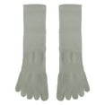 thumbnail image 4 of Unique Bargains 1 Pair Yoga Five Toe Socks Durable Striped High Socks for Women Gray, 4 of 6