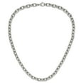 thumbnail image 4 of Auriga Fine Jewelry Stainless Steel Polished 8.5 mm Cable Chain Necklace for Men 24", 4 of 7