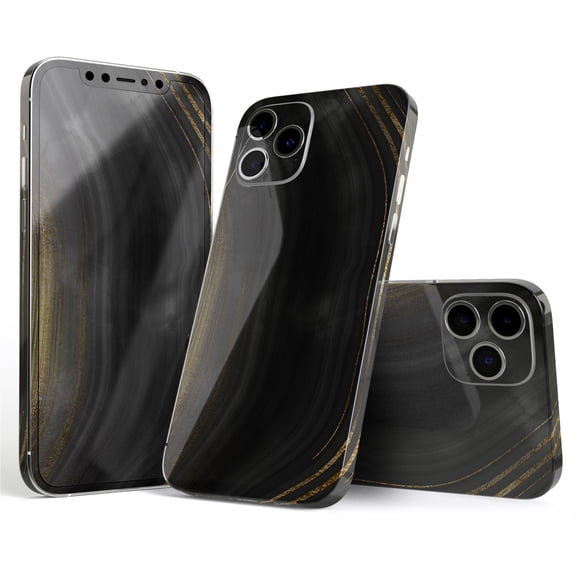 DesignSkinz Vivid Agate Vein Slice Foiled V2 Full-Body Skin Decal Wrap Cover for iPhone 16