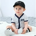 thumbnail image 2 of Utlike Baby Boys Romper And Jumpsuit For Everyday Wear Comfortable And Versatile Baby Bodysuit For Spring And Summer With Stretchy Fit And Hat Newborn Skin Friendly Playsuit Size 0-6 Months, 2 of 9