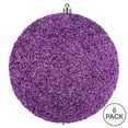 thumbnail image 3 of Vickerman 4.75" Orchid Beaded Ball Ornament, 6 per Bag, 3 of 3