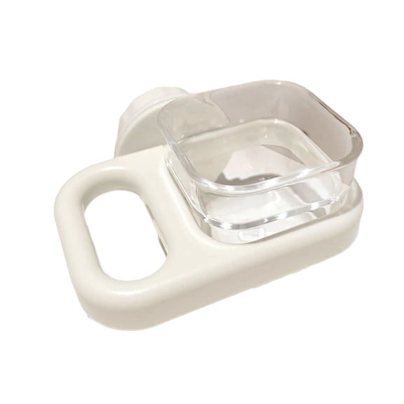 Bird Bowl with Attachments Clamp Clear Feeding Cup Water Feeder for Cockatoos Conures and Other Small Birds