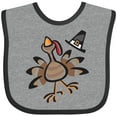 thumbnail image 3 of Inktastic Happy Thanksgiving Turkey Boys or Girls Baby Bib, 3 of 4