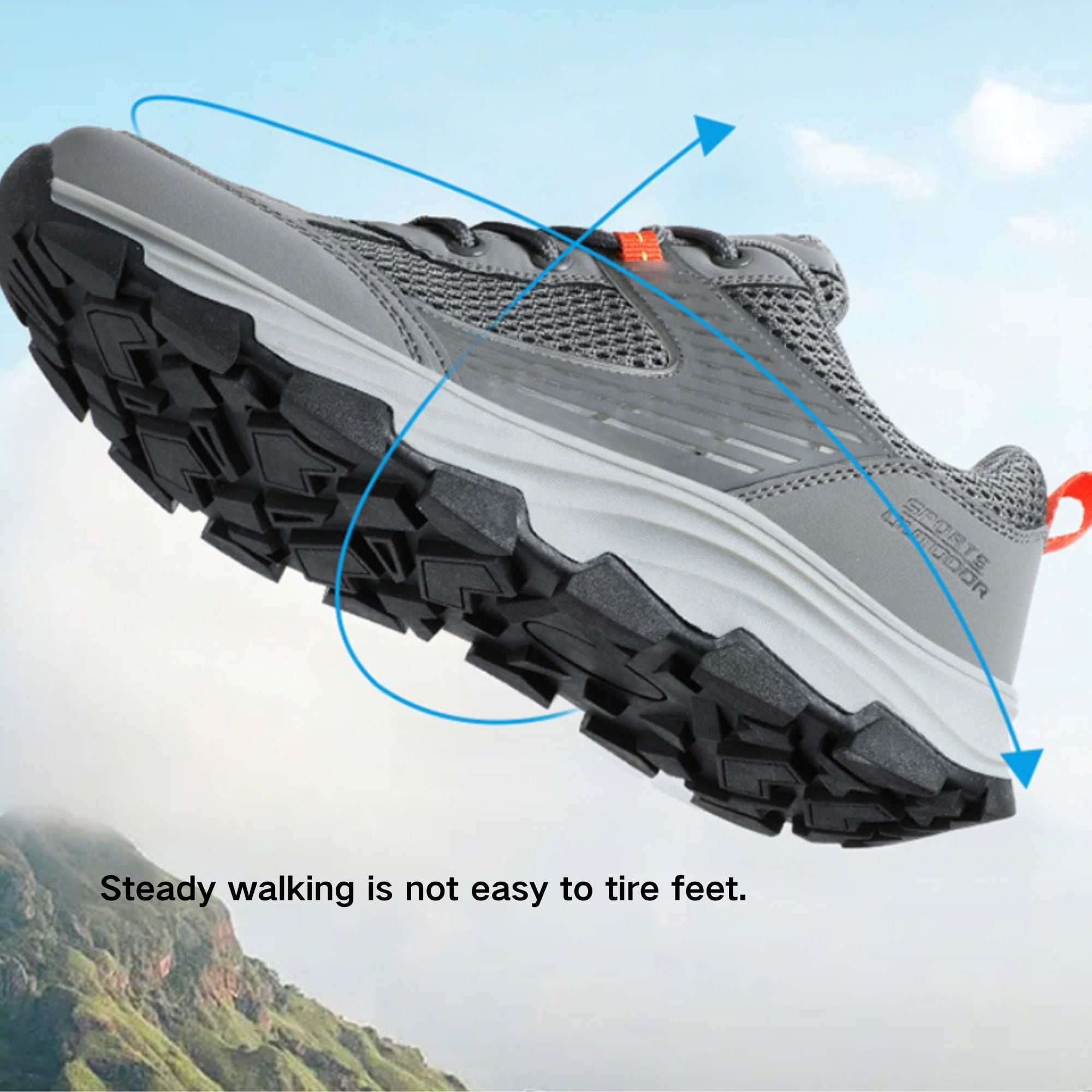 PPCHVOMEY Women's Hiking Sneakers Breathable Lightweight Walking Shoes Orthopedic Support Arch Comfort Trail Running Gym Workout Shoes