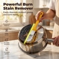 thumbnail image 2 of Powerful Burnt Residue Remover Paste for Cookware,260g Pot Bottom Black Stain Cleaner,Stainless Steel Cleaner & Polish, All Purpose Pot Cleaner For Bottom of Pans, Heavy Duty Oil Stain Remover (1PC), 2 of 8