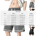 thumbnail image 2 of Mens Solid Color Drawstring Loose Fitting Ice Silk Shorts with Pockets, Breathable Quick Dry Athletic Gym Shorts, Casual Summer Bottom, 1 Pair, 2 of 4