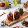 thumbnail image 4 of Wide Mouth Mason Jars 16 oz, 6 Pack Glass Jars with Lid & Seal Bands, 16oz Glass Canning Jars for Fermenting, Pickling, Freezing, Preserving, Meal Prep, 4 of 7