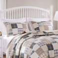 Greenland GL1304ES Oxford Standard ShamMulti Colorful Plaid Quilt