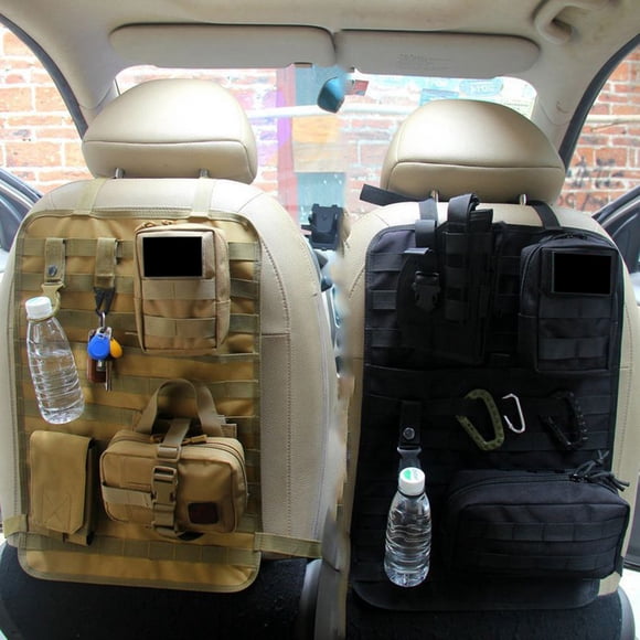 Raindrops Hanging Bag for Long-distance Travel Black Car Seat Back 1Pack