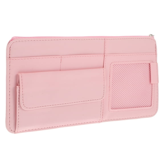 SOPOTUTU Car Visor Organizer for Women with Compact Design 1Pcs 12.0x6.4x0.7in