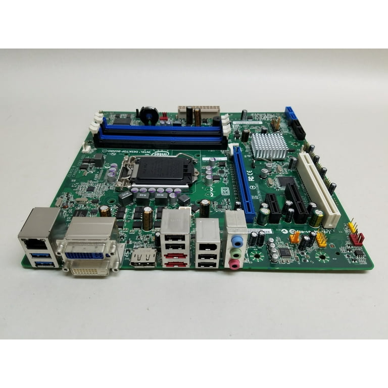 Used Intel DQ67SW LGA 1155 Socket H2 DDR3 SDRAM Desktop Motherboard Walmart