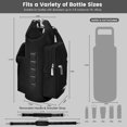 thumbnail image 3 of Soporte magnético para bolsa de gimnasio y botella de agua, color negro, nailon, 3 of 7