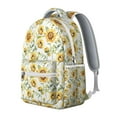 thumbnail image 2 of "Floral Sunflower Backpack for Women - Cute Wildflower Printed School Backpack with Laptop Compartment, Durable Bookbag for College Students, Spacious Travel Backpack with Comfortable Shoulder Straps", 2 of 6