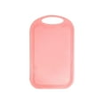 thumbnail image 4 of AuroraX Cutting Board with Grip Juice Grooves Small Non Toxic Plastic Cutting Board for Kitchen Easy Clea Durable Pink for Chopping Meat Vegetables Fruits Cheese Knife Friendly, 4 of 6