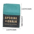 thumbnail image 2 of LITINKIMI 24Pcs Green Pool Cue Chalk for Billiard Table Accessories with Smooth Even Coating, 2 of 6